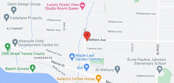 map of 2496 MATHERS AVENUE